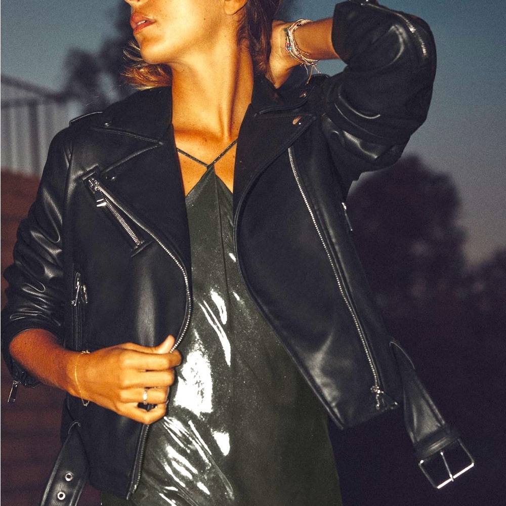 Zara Black Moto Jacket